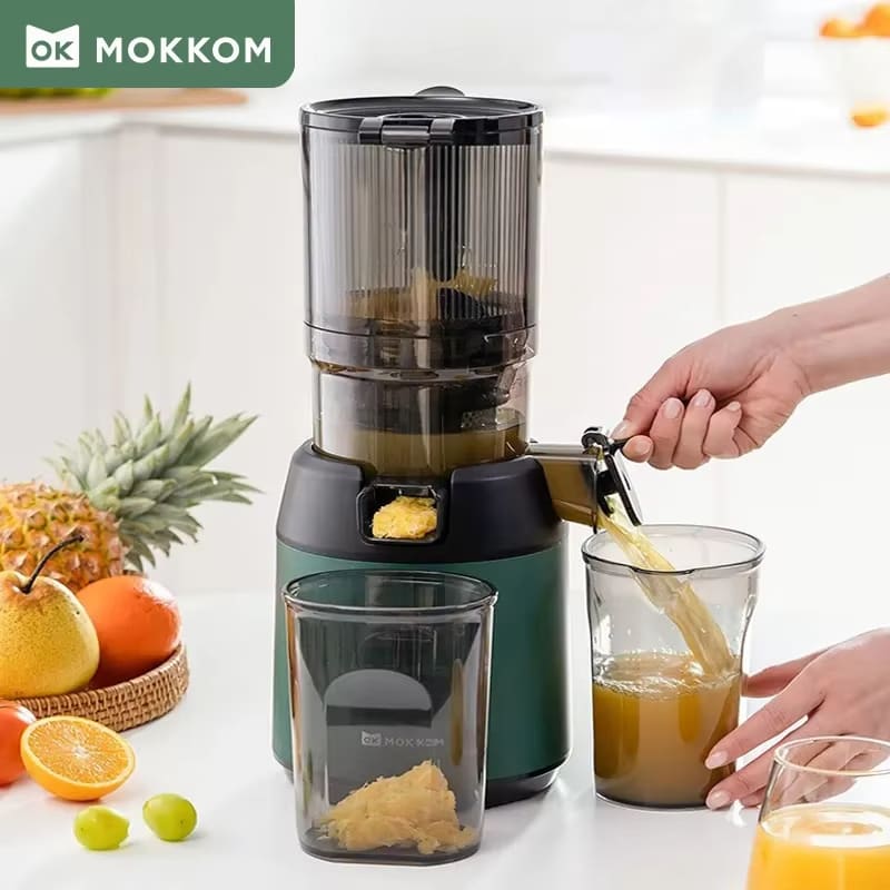 Juicer Kaliber Besar Pemisah Residu Rumah Tangga Juicer Buah dan Sayur Kecepatan Rendah Juicer Multifungsi Juicer Listrik Komersial